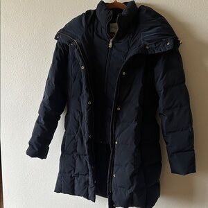 Cole Haan Signature 2 Layer Puffer Coat Navy
